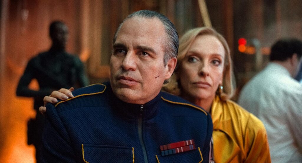 Mark Ruffalo and Toni Collette in Mickey 17