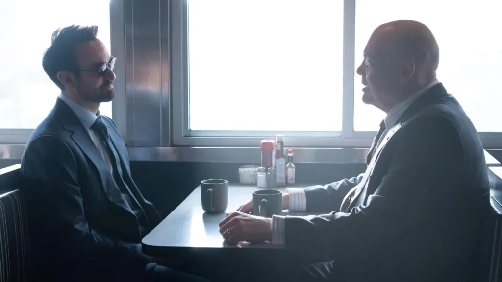 Matt Murdoch and Wilson Fisk - diner scene