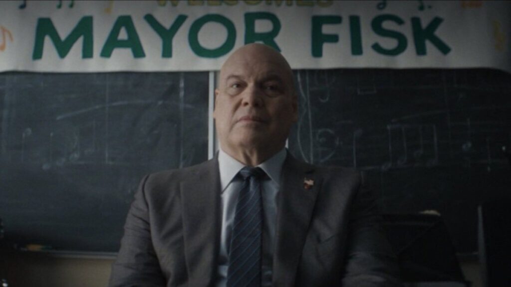 Mayor Fisk in school